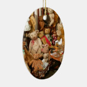 Teddy Bears Collectors Paradies Keramik Ornament (Rechts)
