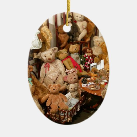 Teddy Bears Collectors Paradies Keramik Ornament (Vorne)