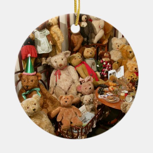 Teddy Bears Collectors Paradies Keramik Ornament (Vorne)