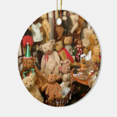 Teddy Bears Collectors Paradies Keramik Ornament (Links)