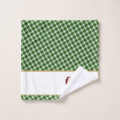 Teddy Bears dekoriert Weihnachtsbaum Badhandtuch Set (Waschlappen)