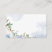 Teddy Bears Diaper Gewinnspiel Kinderdusche Platzkarte (Rückseite)