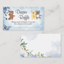 Teddy Bears Diaper Gewinnspiel Kinderdusche Platzkarte
