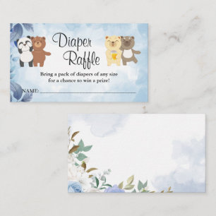 Teddy Bears Diaper Gewinnspiel Kinderdusche Platzkarte