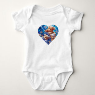 Teddy Bears Digitale Kunst Baby Strampler