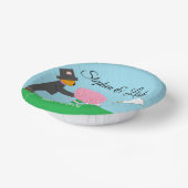 Teddy Bears Erlangung einer Hochzeitsempfang Pappteller (Gewinkelt)