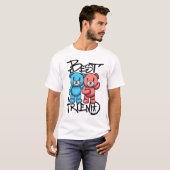 Teddy Bears friend streetwear T-Shirt (Vorne ganz)