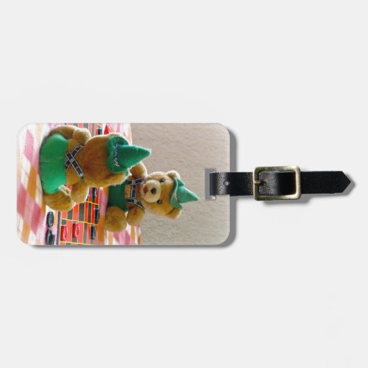 Teddy Bears Gepäckanhänger (Vorderseite horizontal)