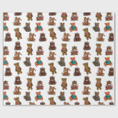 Teddy Bears Geschenkpapier (Flach)