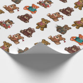 Teddy Bears Geschenkpapier (Ecke)