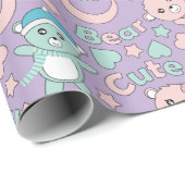 Teddy Bears Geschenkpapier (Rolleneckpunkt)