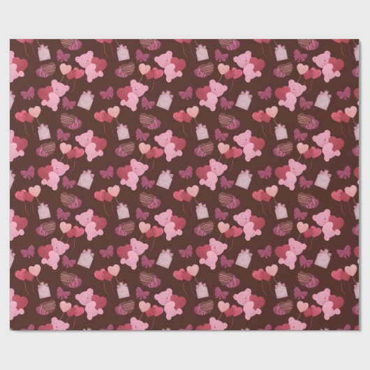 Teddy Bears Geschenkpapier (Flach)