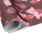 Teddy Bears Geschenkpapier (Rolleneckpunkt)