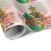 Teddy Bears Geschenkpapier (Rolleneckpunkt)