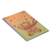 Teddy Bear's Herbst-Herbstlaub Notizblock (Rechte Seite)