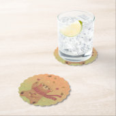 Teddy Bear's Herbst-Herbstlaub Untersetzer (Vor Ort)