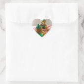 Teddy Bears Herz-Aufkleber (Tasche)