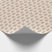 Teddy Bears & Herz Geschenkpapier (Ecke)