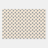 Teddy Bears in Herz-Sweaters Geschenkpapier Set (Vorderseite)