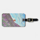 Teddy Bears in Lavender Field – Soft Pastel Painti Gepäckanhänger (Vorderseite horizontal)