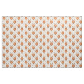 Teddy Bears in Orange Sweaters Stoff (Fat Quarter (45,7 x 55,9 cm))