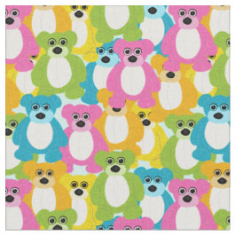 Teddy Bears in Rainbow Colors Childrens and Baby Stoff