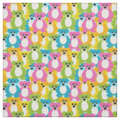 Teddy Bears in Rainbow Colors Childrens and Baby Stoff (Muster)