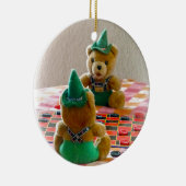 Teddy Bears Keramik Ornament (Rechts)