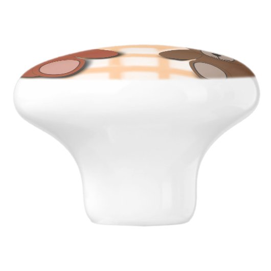 Teddy Bears Keramikknauf (Seitenansicht)