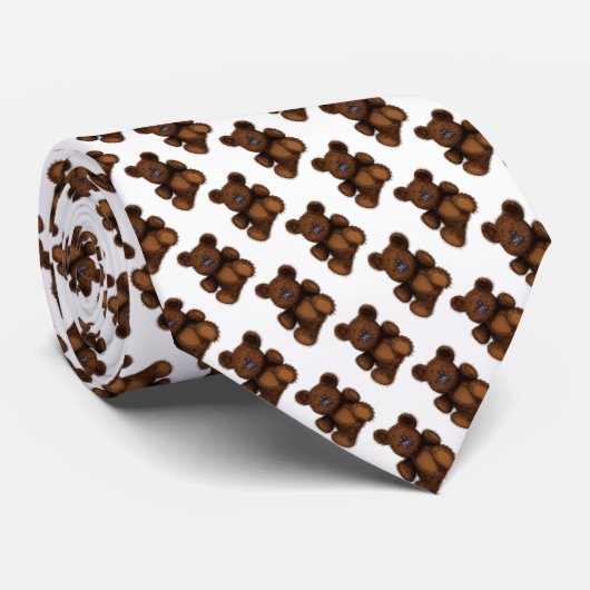 Teddy Bears Krawatte (Gerollt)