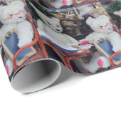 Teddy Bears Lektionen lesen Geschenkpapier (Rolleneckpunkt)