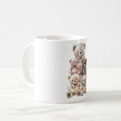 Teddy Bears Pastel Kaffeetasse (Vorderseite Links)