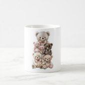 Teddy Bears Pastel Kaffeetasse (Mittel)