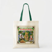 TEDDY BEARS PICNIC CUSTOMIZIERTE TOTE BAG TRAGETASCHE (Vorne)