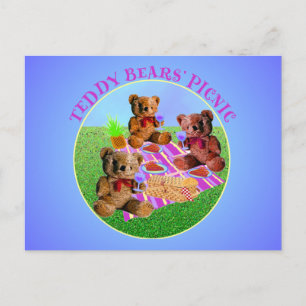 Teddy Bears Picnic Postkarte