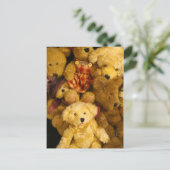 Teddy Bears Post Cards Postkarte (Stehend Vorderseite)
