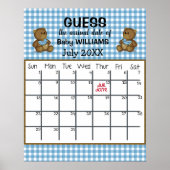 Teddy Bears rät Terminkalender Poster (Vorne)