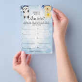 Teddy Bears Raten Sie, wie alt die Mama-Spielkarte Flyer (Handgriff)