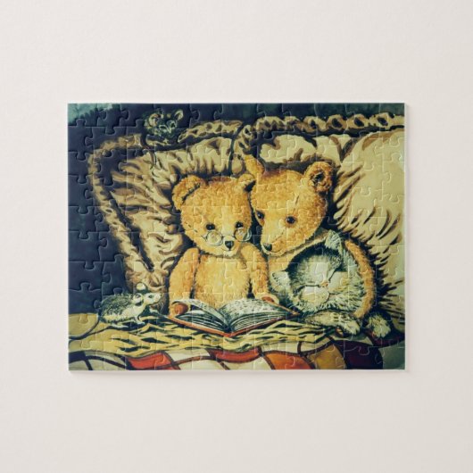 Teddy Bears Reading Puzzle (Horizontal)