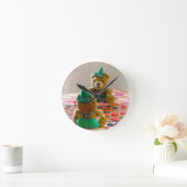 Teddy Bears Runde Wanduhr (Zuhause)