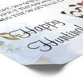 Teddy Bears Schnuller Hunt Baby Showspielzeichen Poster (Ecke)