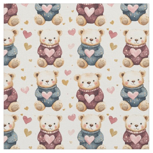 Teddy Bears Stoff (Nahaufnahme)