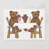 Teddy Bear's Time for Lemonade Postkarte (Vorderseite)