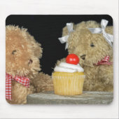 Teddy Bears und Cupcake Mousepad (Vorne)