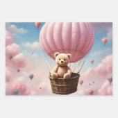 Teddy Bears und Hot Air Balloons Geschenkpapier Set (Vorderseite 2)