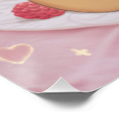 Teddy Bears & Waffles Poster (Ecke)