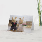 Teddy Bears Wedding Card Karte (Vorderseite)