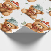 Teddy Bears Wrapping Paper Geschenkpapier (Ecke)