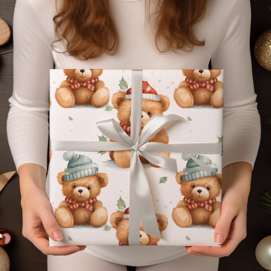 Teddy Bears Wrapping Paper Geschenkpapier