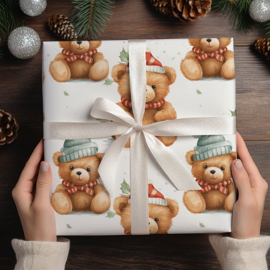 Teddy Bears Wrapping Paper Geschenkpapier